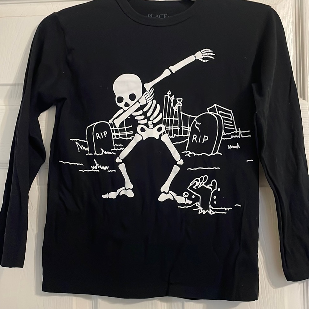 Dabbing skeleton l/s tee 7/8